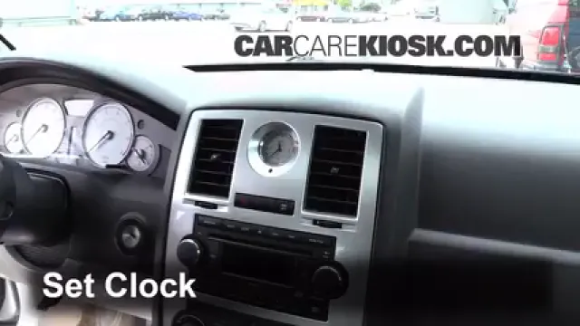 2005 Chrysler 300 C 5.7L V8 Horloge Régler l'horloge